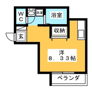 Bestie【3階】の間取り