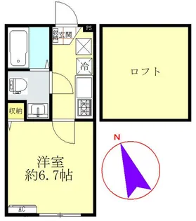 オムニバスハウス東町【2階】の間取り