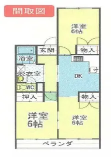 不二家小島ハイツ【3階】の間取り