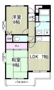 シティーハイムM【1階】の間取り