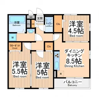 ウィルヴィラージュ2【2階】の間取り