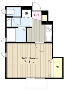ウインドヒル玉川【1階】の間取り