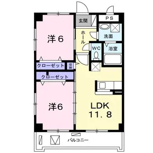 サザン ブリーズ【2階】の間取り