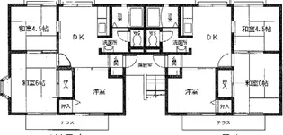 アドバンスコーポ【1階】の間取り