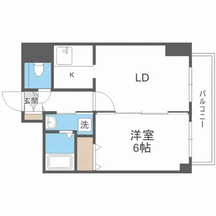 ドーリス札幌【9階】の間取り