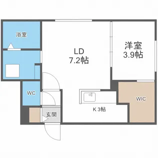 Kanaloa(カナロア)【4階】の間取り