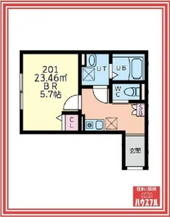 ル・カンフリエ柏中央【2階】の間取り