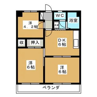 ハイツタチバナ【2階】の間取り