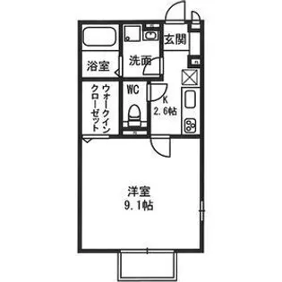 フォンテーヌ【2階】の間取り