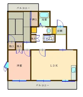 ヴェルディハイツ【4階】の間取り