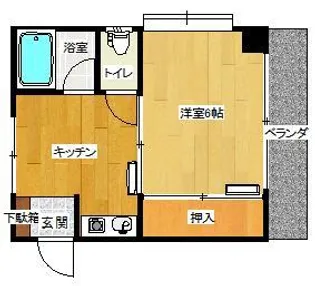 グリーンハイツ【1階】の間取り