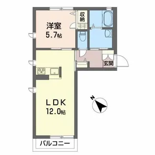 シャーメゾン泉【2階】の間取り