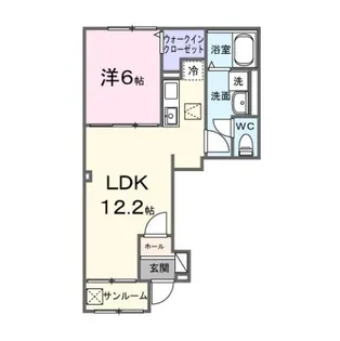 オリエンタルレジデンスVII【1階】の間取り