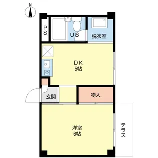 ローズコーポ【1階】の間取り
