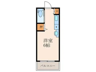 エメロ-ド蓬川【3階】の間取り