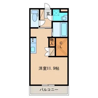 ラフィーネ桜館の間取り