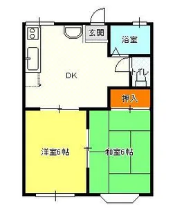 メゾン岡北【2階】の間取り