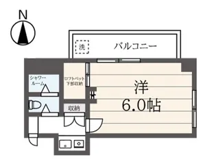 パークハイムスダ【4階】の間取り