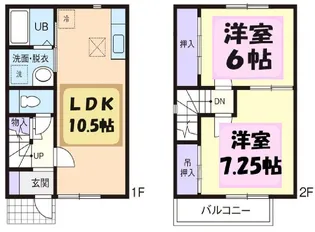ラポールIWAI IIの間取り