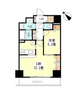 TKフラッツ渋谷【1階】の間取り