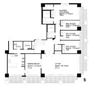 城山トラストコート【8階】の間取り