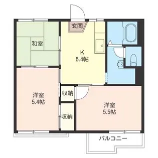 メゾンドール杜【2階】の間取り