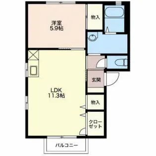 フォーレス A【2階】の間取り