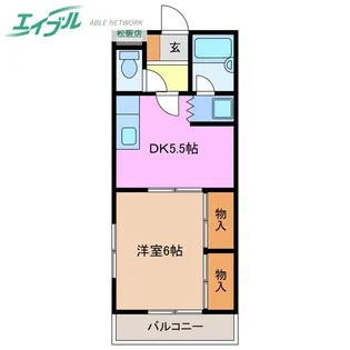 メゾンMITSUI【2階】の間取り