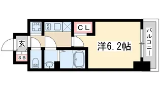 プレサンスブルーム東三国【2階】の間取り
