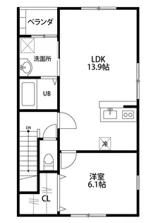 TrivillettaI【3階】の間取り