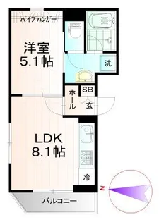 ブライトハウス江古田【3階】の間取り