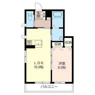 シャルール(4049380)【3階】の間取り