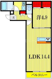 カーサスミレ セグンダ【1階】の間取り
