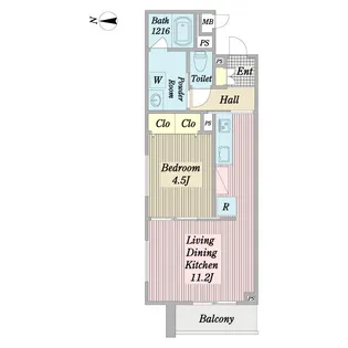 Perla~ペルラ~【2階】の間取り