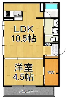 Courge【2階】の間取り