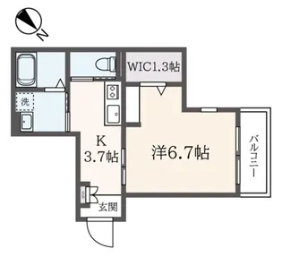 リビオン千駄ヶ谷【2階】の間取り