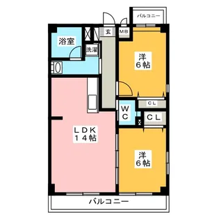 GLORIOUS 文京【1階】の間取り