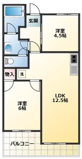 アメニティコウヤマ第3ガーデン【2階】の間取り