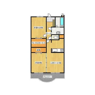 エテルノ・ティエラII【3階】の間取り