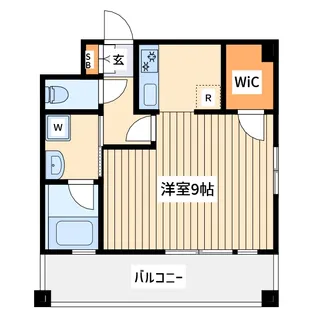 アルファビル【6階】の間取り