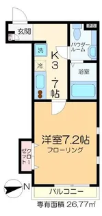 ボヌールメゾン【2階】の間取り