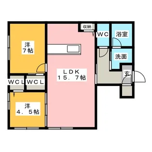 The Otani【3階】の間取り