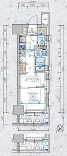 エステムコート横濱反町【2階】の間取り