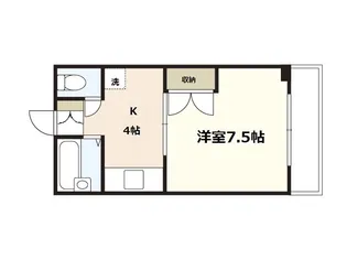 レジデンス・イン・ミユキ【3階】の間取り