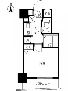 スカイコート両国弐番館【8階】の間取り