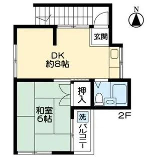 クラリオ川口【2階】の間取り