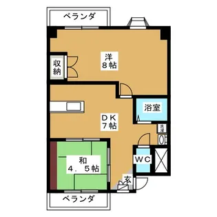 ジュイエ相模湖【1階】の間取り