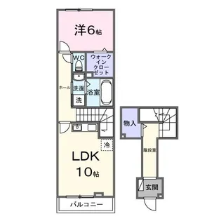 ヴィラ ドリーム【2階】の間取り