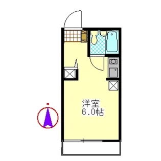 メゾン東海大【1階】の間取り