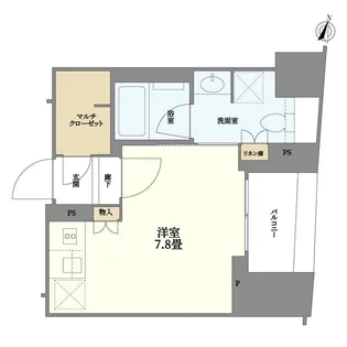 リビオレゾン千代田岩本町ルジェンテ【10階】の間取り